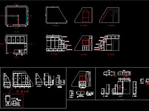 某衣帽间下单设计图纸参考