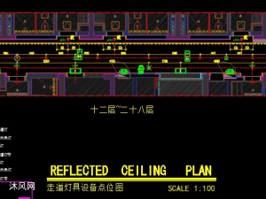 连锁酒店走廊布置图