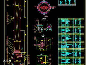 废水处理DN600氨氮吹脱塔加工图