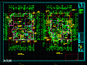 地上3层独栋别墅建筑结构水暖电设计施工图