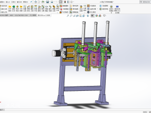 纸箱两边下折机构