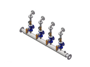 四组并联式智能流体分配阀组