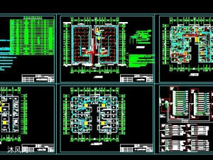 某六层公寓综合楼电气施工图