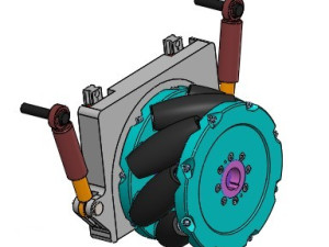 麦克纳姆单轮悬挂