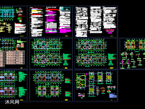 地上6层框架保障性住房结构设计施工图