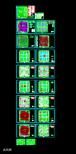 地上4层综合商业大楼结构设计施工图