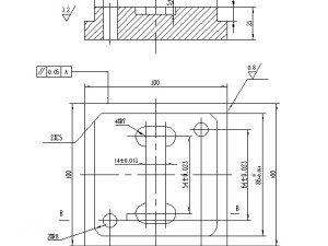 板类零件工艺规程及钻2-10孔夹具设计