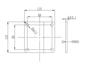 垫板零件钻4-10孔夹具设计