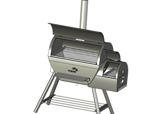 Vgears 混合烤架和烟熏炉