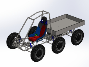 电动卡丁车六轮驱动