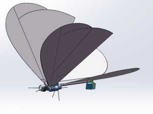 新能源仿生蝴蝶3D