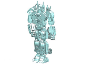 擎天柱积木玩具