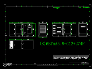 6BTAA5.9-G12型直角款发电机组