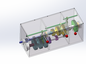 齿轮箱3D+CAD