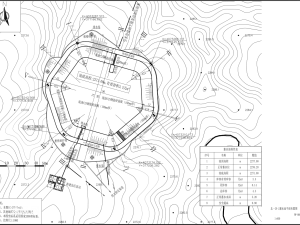 3.5万立方米开敞式蓄水池设计图