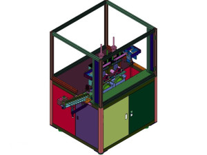 转轴送料精抛加工机具