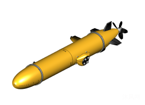 AUV ����ˮ�º�����ͼֽ�ϼ��ķ���ͼ