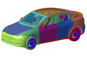 ��˹�� Model Y 2021ͼֽ�ϼ��ķ���ͼ