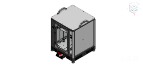 ���ʽCOREXY 3D��ӡ��ͼֽ�ϼ��ķ���ͼ