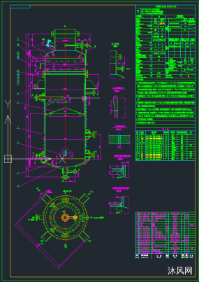 ASME��ʽ����DN350ͼֽ�ϼ��ķ���ͼ