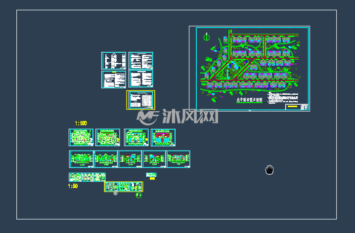 全部图纸的图纸预览图