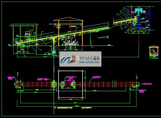 上料皮带机安装图