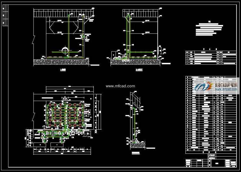 小型sbr池反应器方型图纸