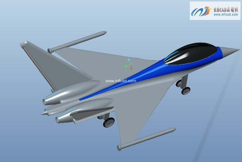 proe小型轟炸機模型