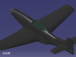 catia玩具飞机模型