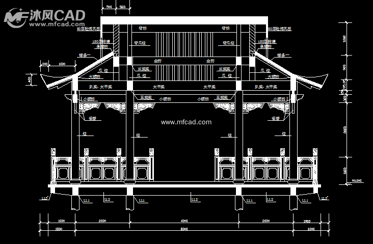 水榭设计方案施工图