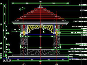 歐式四角涼亭施工做法