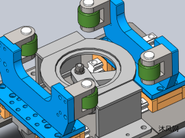 自定心滚轮抱紧夹具