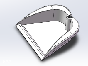 塑料簸箕注塑模具设计【塑料畚箕】【一模两腔】【含solidworks】