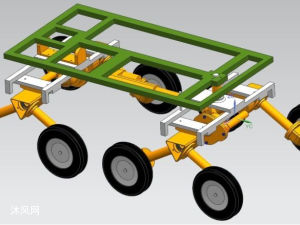 全地形地面仿形救灾车结构设计【救援小车】【丘陵山区轮式行走系统