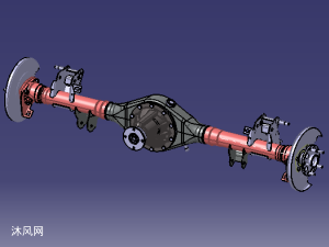 汽车驱动桥后桥总成结构