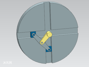 一种曲柄双滑块机构
