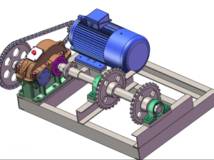 红枣去核机设计模型 - 农业机械图纸 - 沐风网