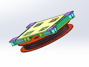 风力发电设备发电机和塔筒固定底座