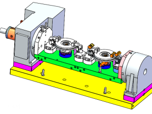 cnc四轴液压夹具