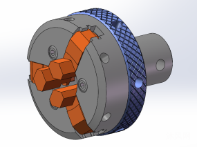小型自定心三爪卡盘图纸合集的封面图