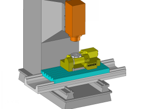 数控铣床模型设计 - solidworks机械设备模型下载 - 沐风图纸