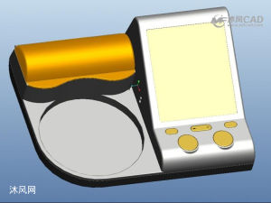 一款电子台钟模型