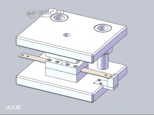 扁铁冲孔模具原理图片